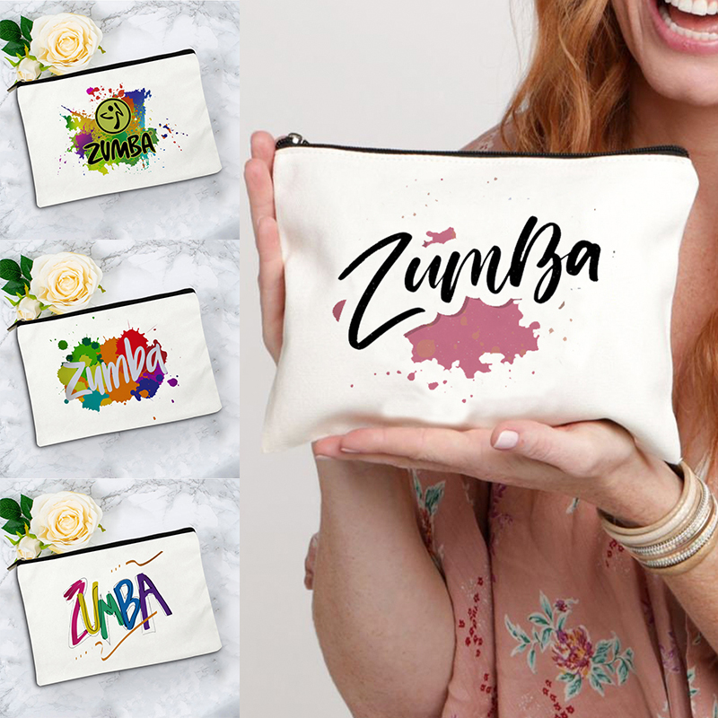 Zumba & Yoga Fitness By Anushree Pune Reviews - حقيبة مكياج زومبا من القماش، حقيبة