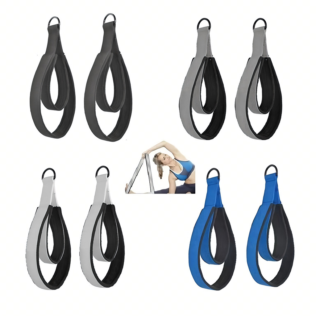 Yoga Fitness Ring - حزام مطاطي مزدوج الحلقات لتمارين اليوغا