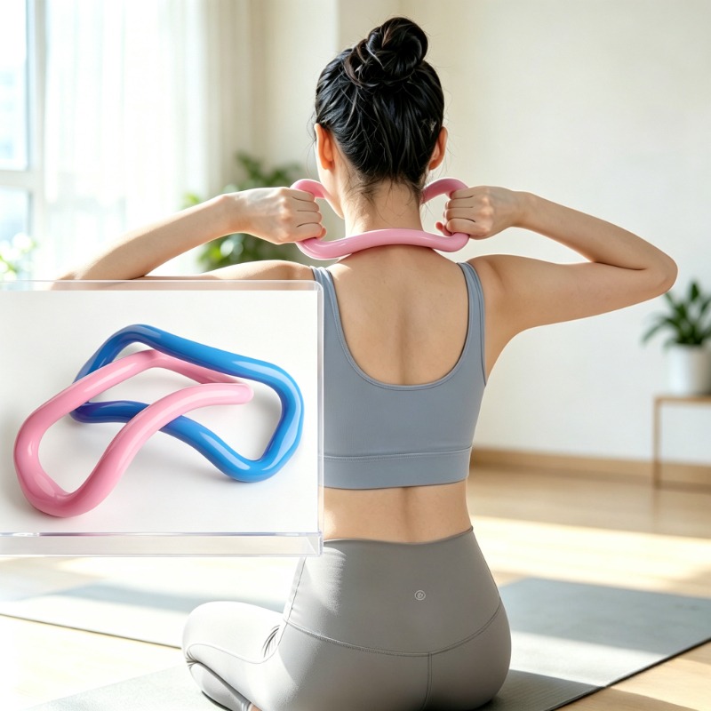 Yoga Fitness Ring - حلقة يوغا براتي لتمارين تمديد الكتف