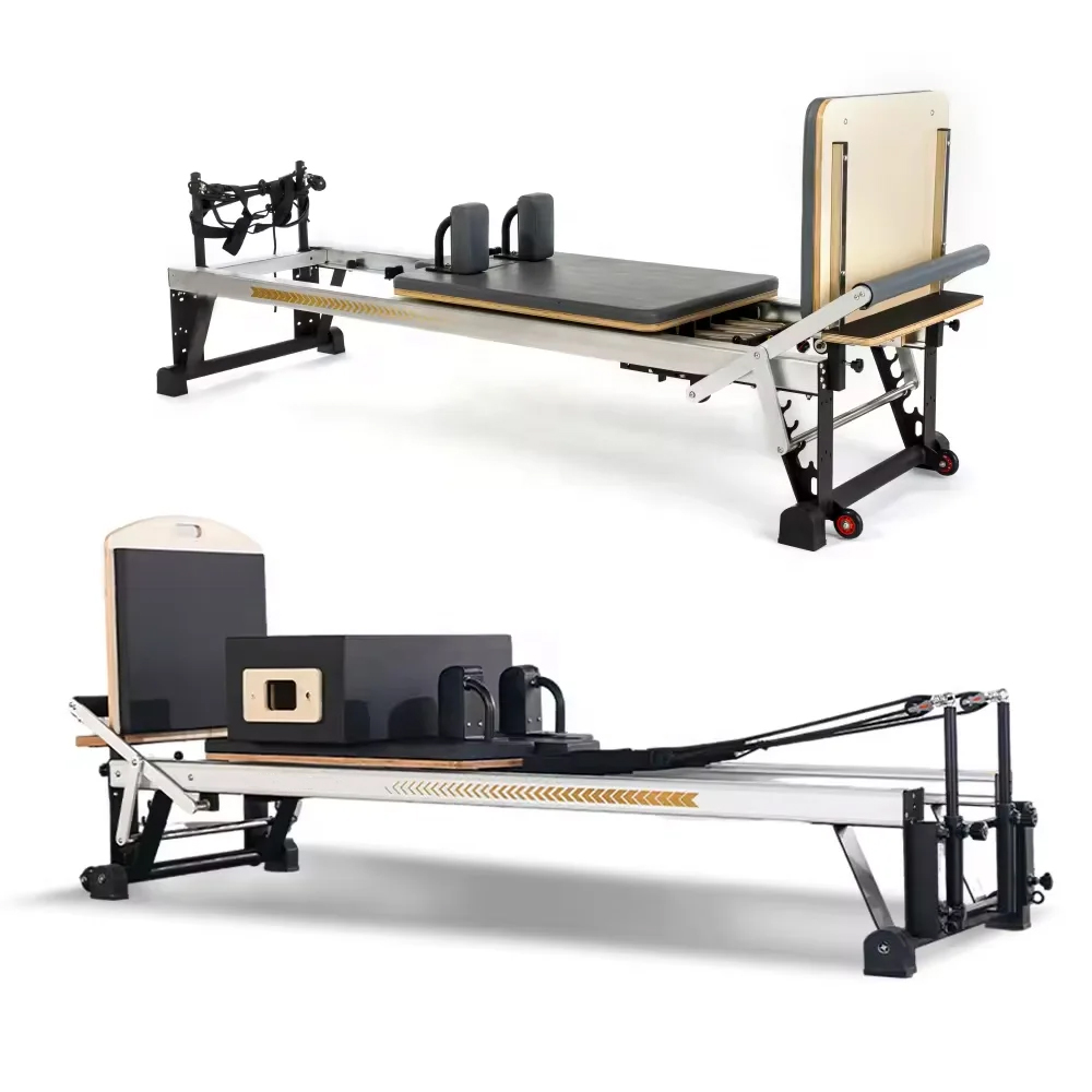 آلة بيلاتس ريفورمر احترافية تج - مراجعة Yoga Fitness Pilates Reformer وسعره