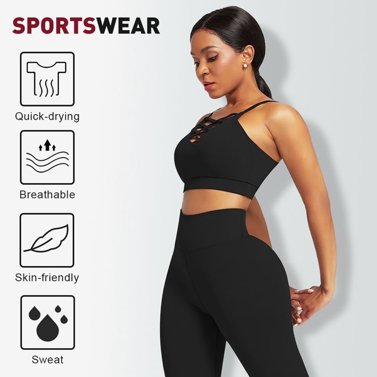 طقم يوجا نسائي من 3 قطع - هودي - مراجعة Yoga Fitness Wear وسعره