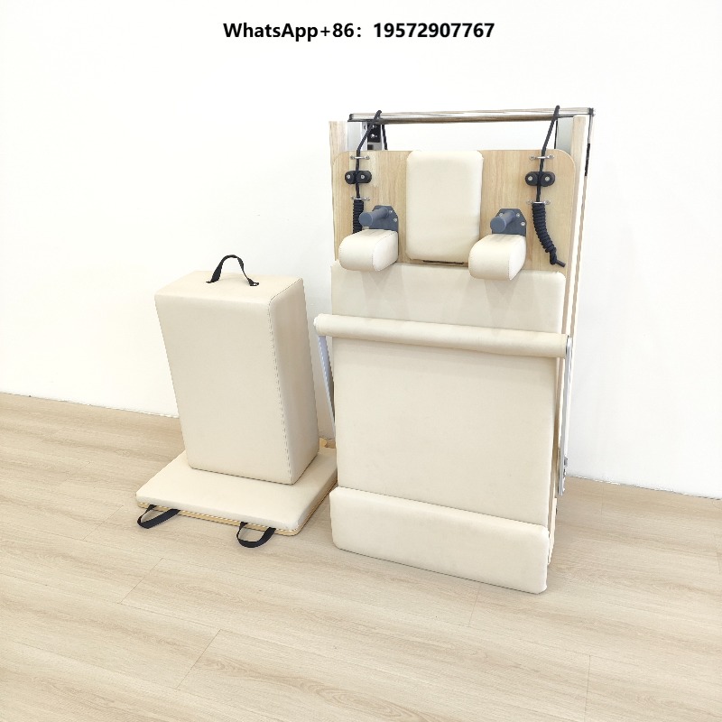 سرير خشبي قابل للطي للتدريب عل - مراجعة Yoga Fitness Pilates Reformer وسعره