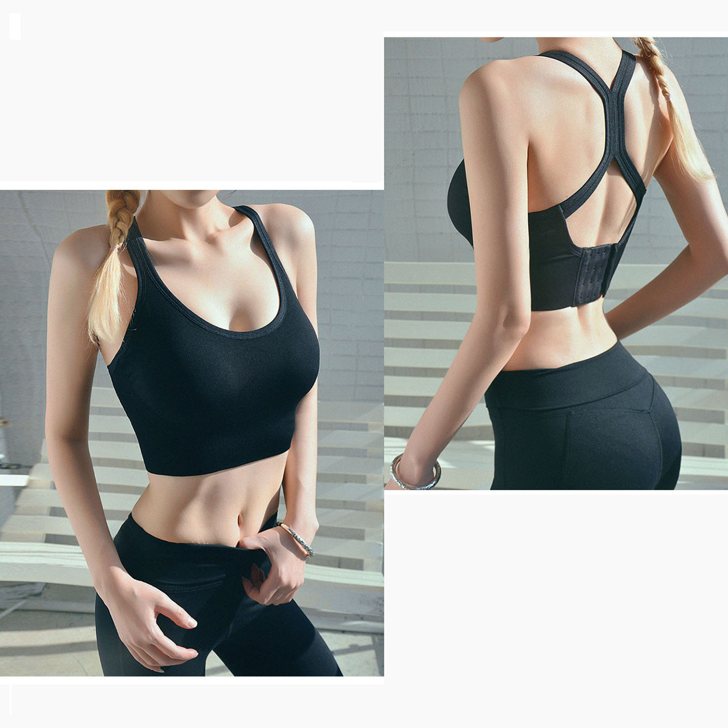 حمالة صدر رياضية للنساء من ZHU - مراجعة Yoga Fitness Ring وسعره