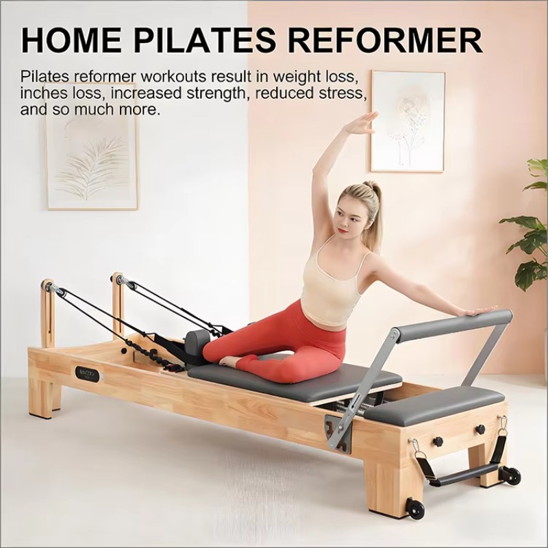 أجهزة بيلاتس ريفورمر لتمارين ا - مراجعة Yoga Fitness Pilates Reformer وسعره