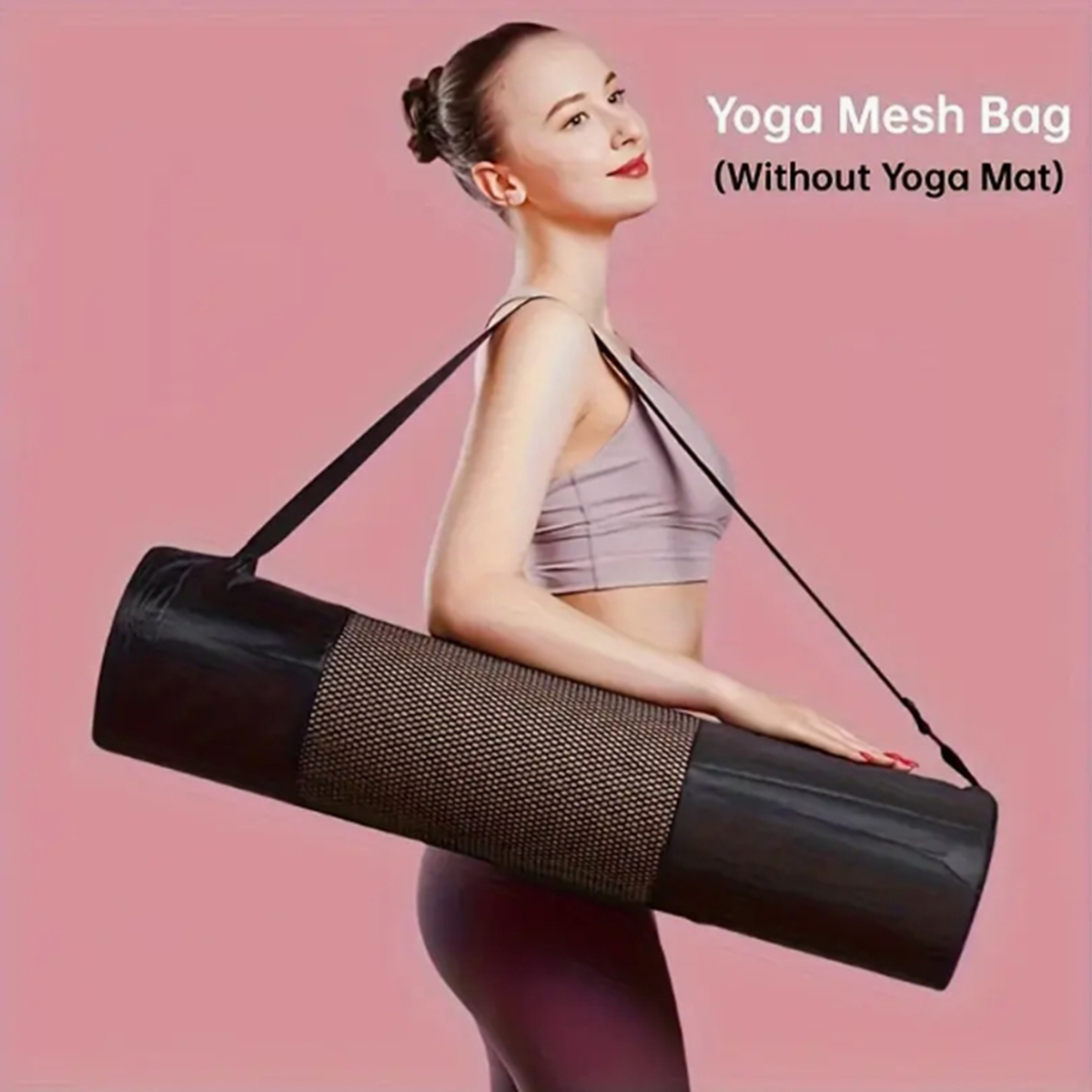 حقيبة شبكية لتخزين حصيرة اليوغ - مراجعة Yoga Fitness Mat وسعره