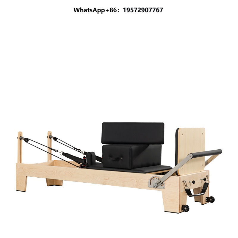 سرير بيلاتس عالي الجودة من خشب - مراجعة Yoga Fitness Pilates Reformer وسعره
