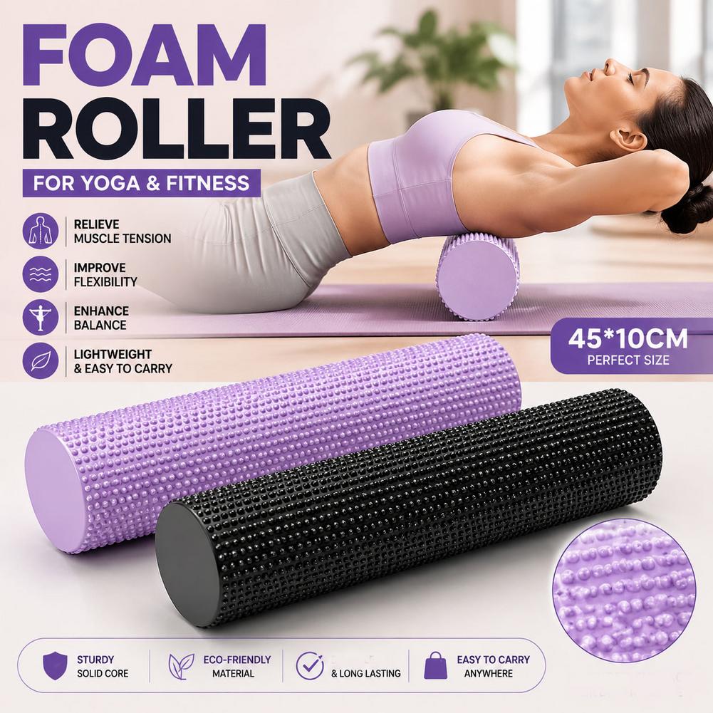 أسطوانة رغوية لليوجا من مادة E - مراجعة Yoga Fitness Wheel وسعره
