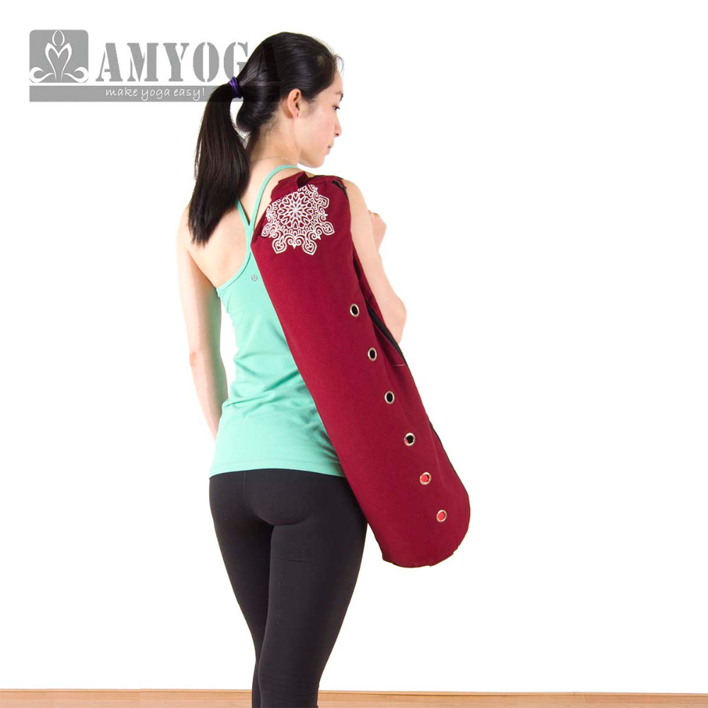 حقيبة يوغا قماشية بحزام كتف وا - مراجعة Yoga Fitness Mat وسعره