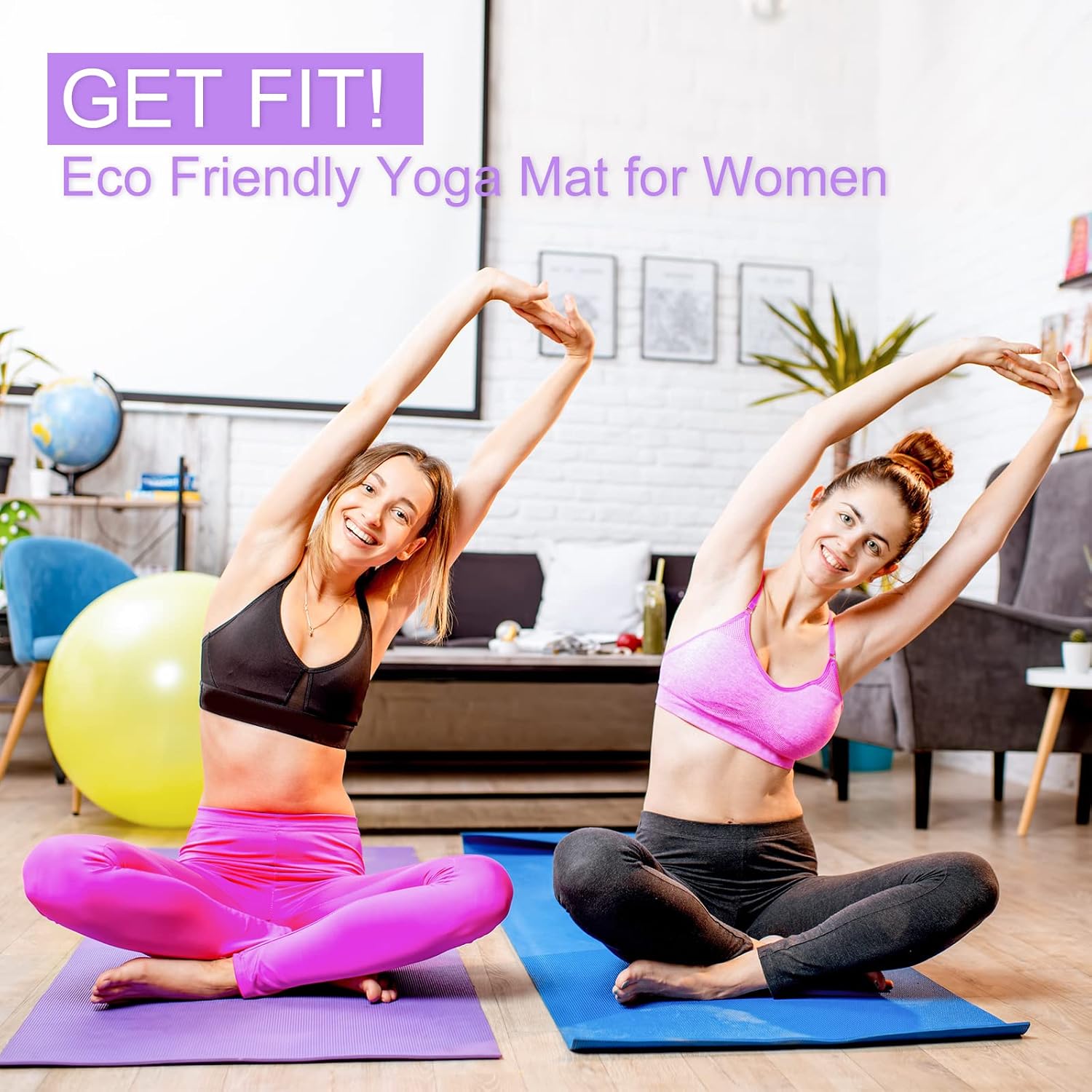 سجادات يوغا رقيقة بسمك 3 مم، س - مراجعة Yoga Fitness Class وسعره