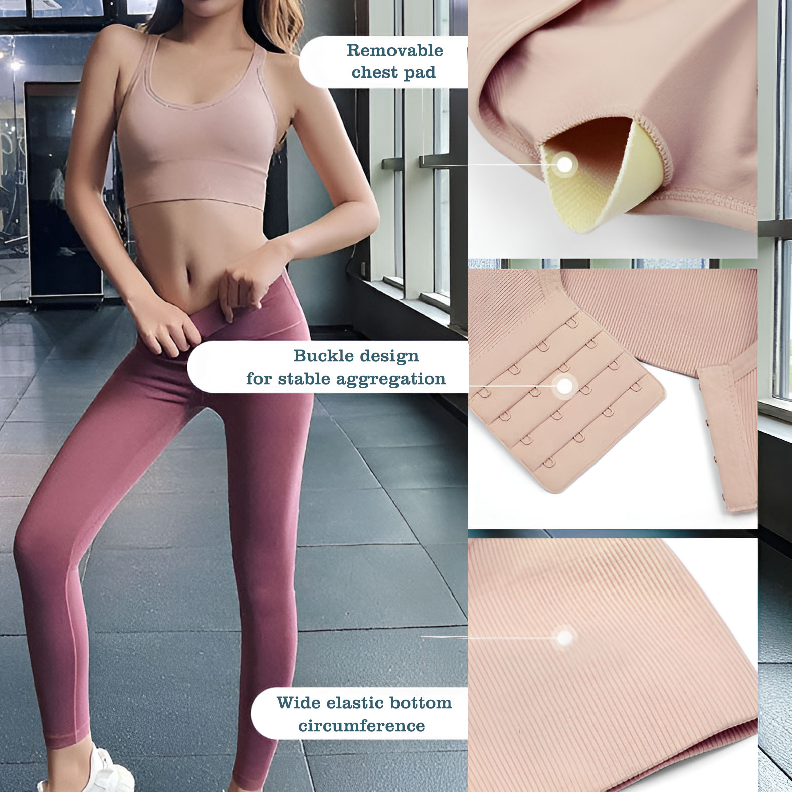 حمالة صدر رياضية نسائية بظهر م - مراجعة Yoga Fitness Ring وسعره