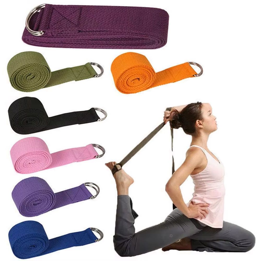 حزام يوجا رياضي بطول 180 سم، م - مراجعة Yoga Fitness Ring وسعره